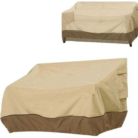 Outdoor-sofaabdeckung Für 3-sitzer-sofa, Wasserdicht, Winddicht Und Staubdicht, 147 X 83 X 79 Cm