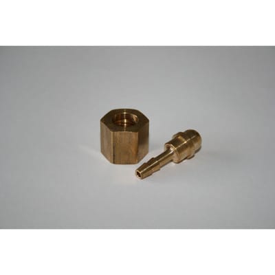 Druckluft-Schlauchtülle mit Überwurfmutter IG 1/4", ø4mm, Messing