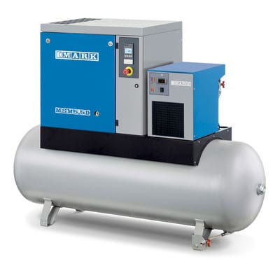 MARK-Schraubenkompressor MSM MAXI 7,5 DF - 500/13bar mit Trockner und Filter