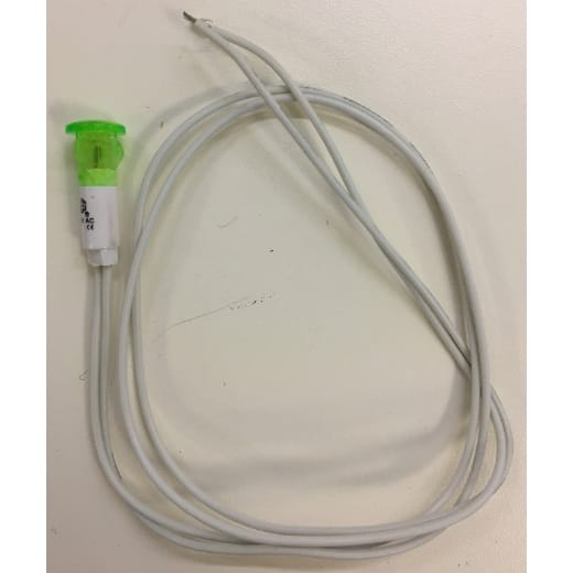 Kontrolllampe grün 220V inkl. Kabel für EUROSTART 500/550/700/1300/2000