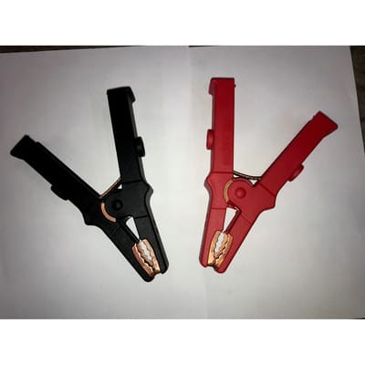Polklemmen-Set rot + schwarz, Auslaufmodell START TRUCK 2200/4400 & 1600/3200