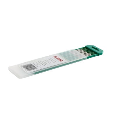 Wolfram-Elektrode Type E-W, grün ø3,2 x 175mm, für ALU, W 99,9%, 10er-Pack
