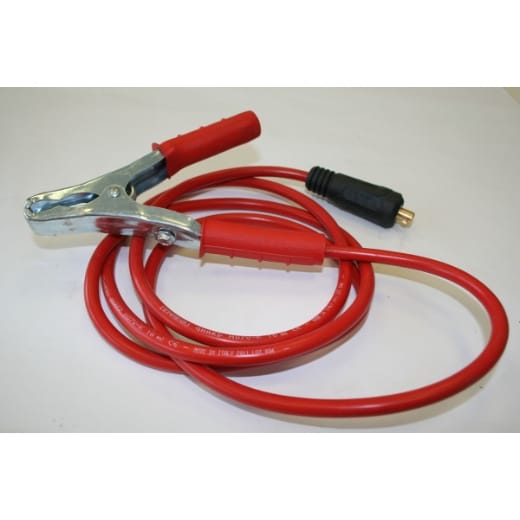 Ladekabel rot 16mm²/2m - 16/25 Stecker ø9mm