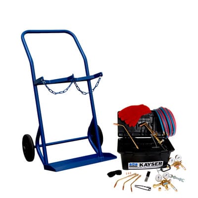AUTOGEN-Komplett-Set - ohne Gasflaschen Montagebox KE 17/5m - Set / 20 l