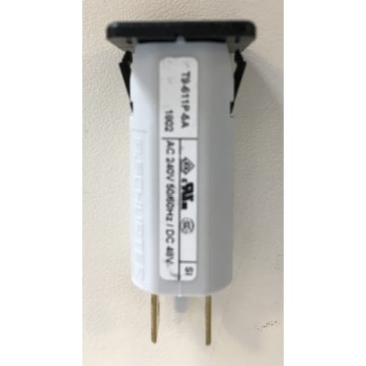Reset-Schalter 5 Amp. zu Stromquelle für Niro-Reinigungsgerät UNO / RW