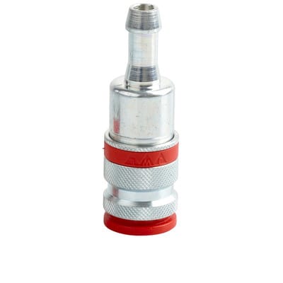 Stahlkupplung JWL Serie 520, DN 7,8, mit Schlauchtülle ø8mm