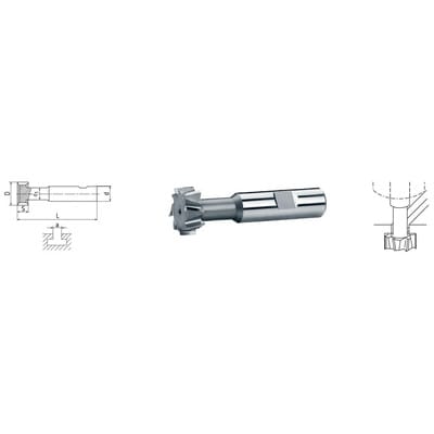 HSS Co5 T-Nutenfräser DIN 851 ø11,0mm