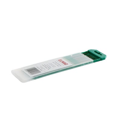 Wolfram-Elektrode Type E-W, grün ø2,0 x 175mm, für ALU, W 99,9%, 10er-Pack