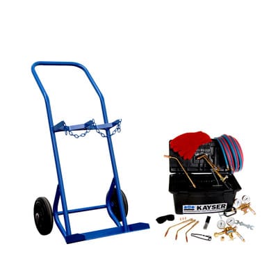 AUTOGEN-Komplett-Set - ohne Gasflaschen Montagebox KE 17/5m - Set / 10 l