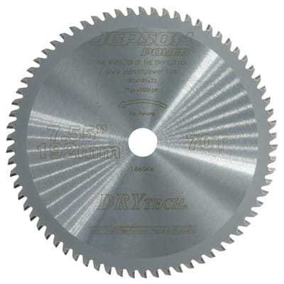 Cermet-Sägeblatt orig. JEPSON ø192 x 1,85 x 20mm, 70 Zähne für 8219