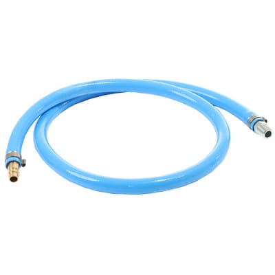Antivibrations-Schlauch 13x19/1m mit Schlauchtülle Stahl AG 3/8" und Stecktülle