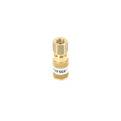 Mischgas-Kupplung IG 1/4" zu Druckminderer inkl. autom. Gassperre nach EN 561