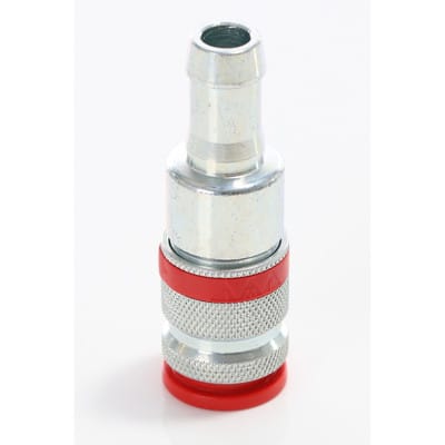 Stahlkupplung JWL Serie 520, DN 7,8, mit Schlauchtülle ø13mm