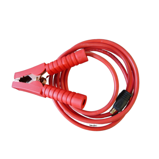 Ladekabel rot 16mm²/2,5m - 16/25 Stecker ø9mm