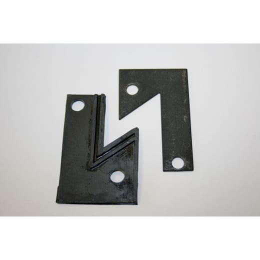 Späneräumer-Set links (2 Bohrungen) für Kreuztisch zu DFG-500-G