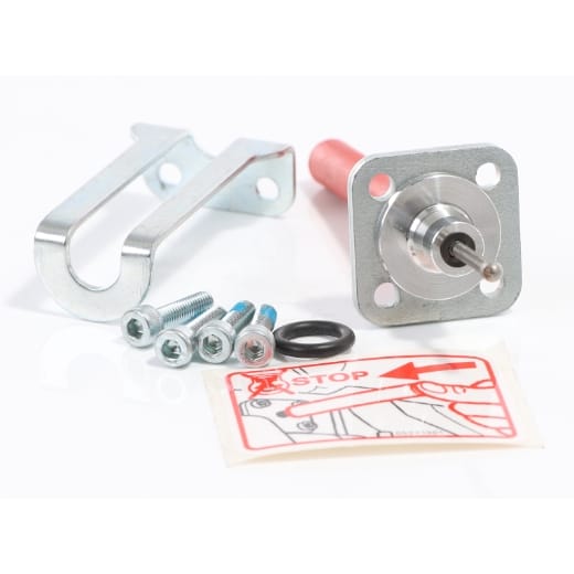 Abstellknopf (Gummi), Absteller mit Dichtung und Schrauben für HATZ 1B40 Motor