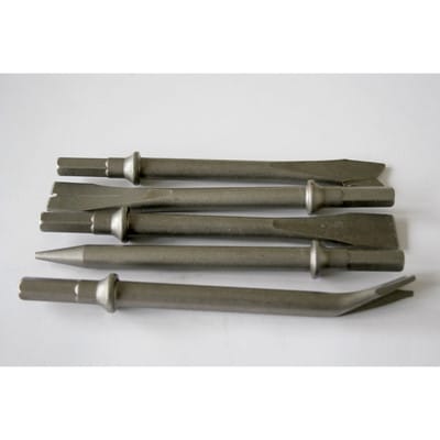 Meißel-Set 6-kant, 10,2mm, 5-teilig, 175mm, für Druckluft-Meißelhämmer