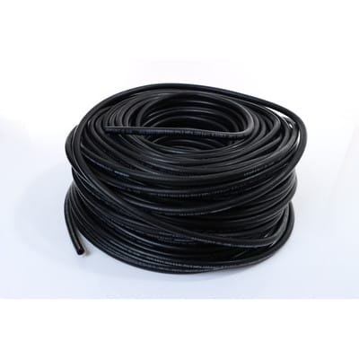 Gummischlauch gewebeverstärkt ø6 x 13mm, 50m, schwarz, 20 bar