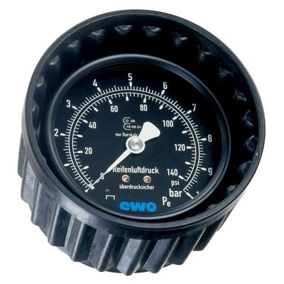 Druckmanometer mit Schutzkappe 0-12 bar ø80mm, für Modell 80-EWO (eichfähig)