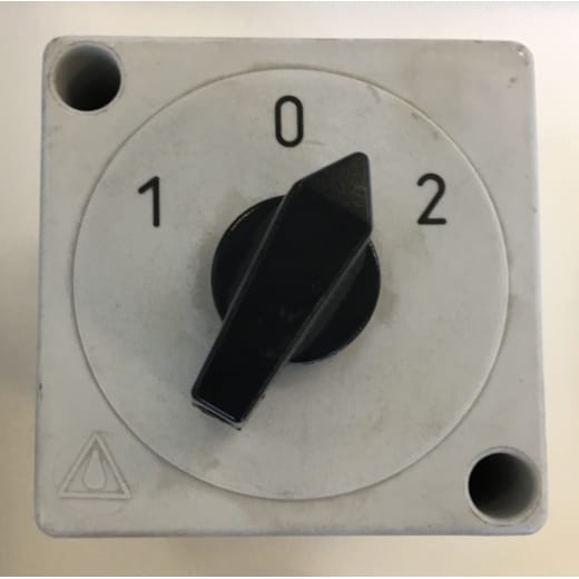 Motorstufenschalter 0-1-2 komplett mit Gehäuse für BS-H(V)