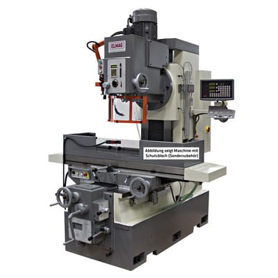 Universal-Bettfräsmaschine UBF 140 V inkl. 3-Achs-Positionsanzeige SINO