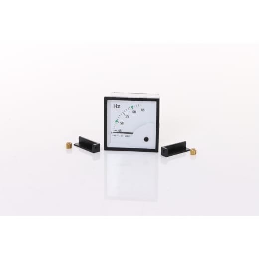 HZ-Meter (Frequenzmessgerät) 72 x 72mm 45-65Hz, 230V für Serie SEZN