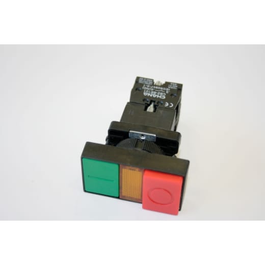 EIN/AUS-Schalter (Pos. 3) für PLS 500-1100 Ausfühhrung A (rot/grün Druckknopf)