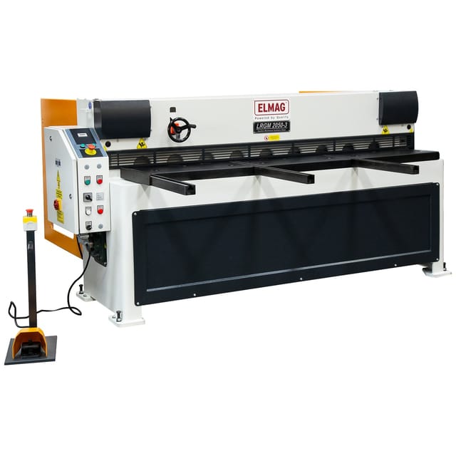 Mechanische Tafelblechschere LRGM 1550 x 3mm, Hinteranschlag 750mm
