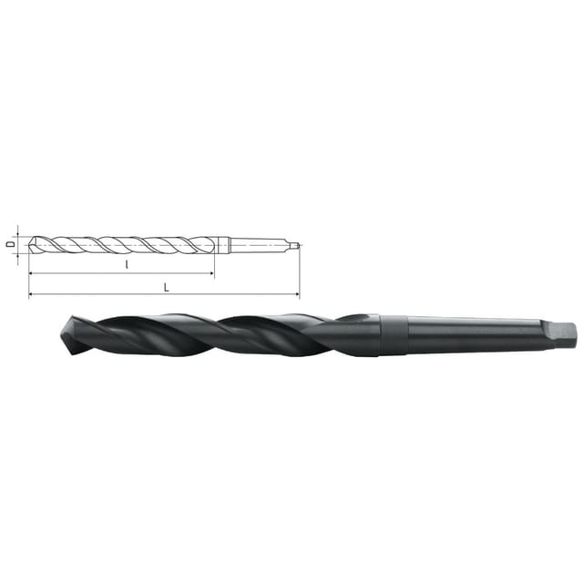 HSS-Spiralbohrer mit Morsekegel DIN 345 ø19,0mm