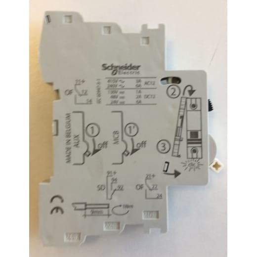 Hilftskontakt Multi 9 OF (SD + OF) zu Schneider Sicherungsautomaten