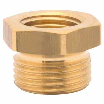 Reduziernippel IG 1/4" x AG 1/2", Messing, 2er-Pack