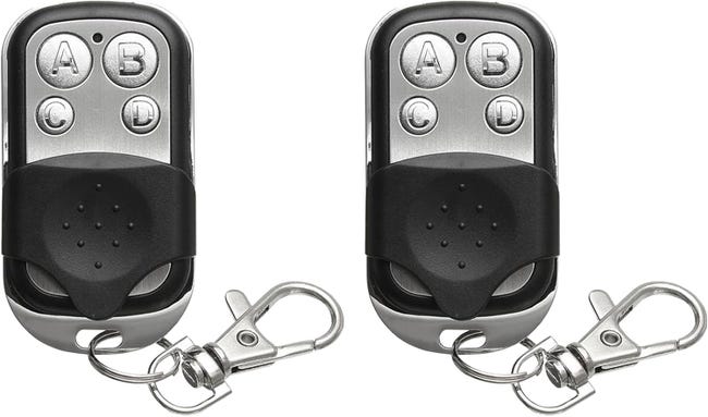 Deux Télécommandes Universelles Pour Porte De Garage, Code Fixe 433,92 Mhz, Télécommande Universelle Pour Porte De Garage