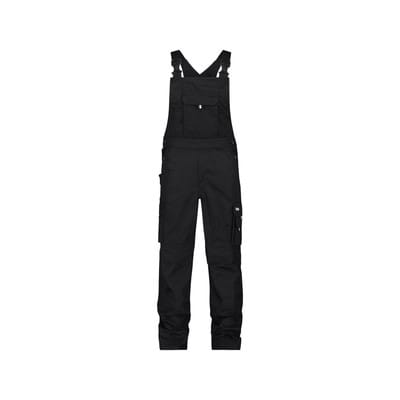 Ventura Arbeitslatzhose mit Kniepolstertaschen, schwarz, Schrittlänge Standard, Größe 48