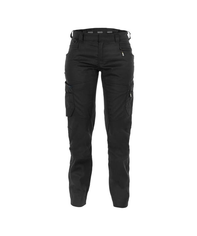 Helix Women Arbeitshose mit Stretch für Damen, schwarz, Schrittlänge Standard, Größe 42