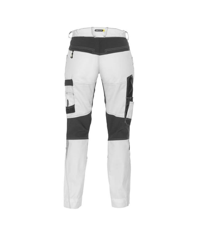 Helix Painters Women Malerhose mit Stretch für Damen, weiß/anthrazit, Schrittlänge Standard, Größe 44