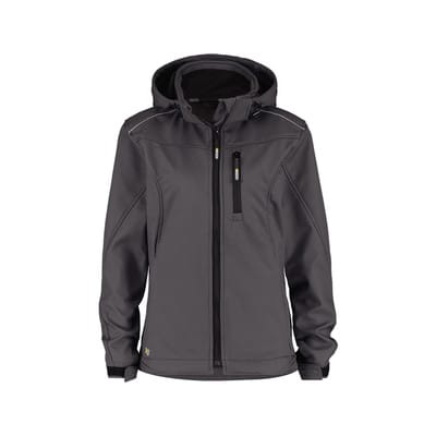 Tavira Women Softshell-Jacke für Damen, zementgrau, Größe 2XL