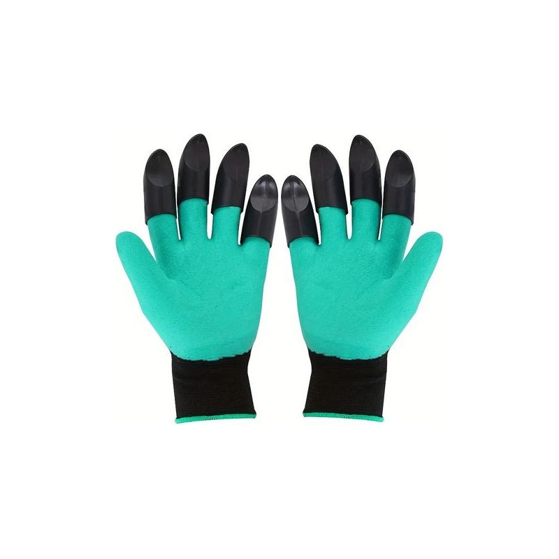 8-krallen-gartenhandschuhe, Durchstichfest Und Wasserdicht, Multifunktionale Handschuhe Zum Pflanzen Von Blumen, Jäten Und Graben.