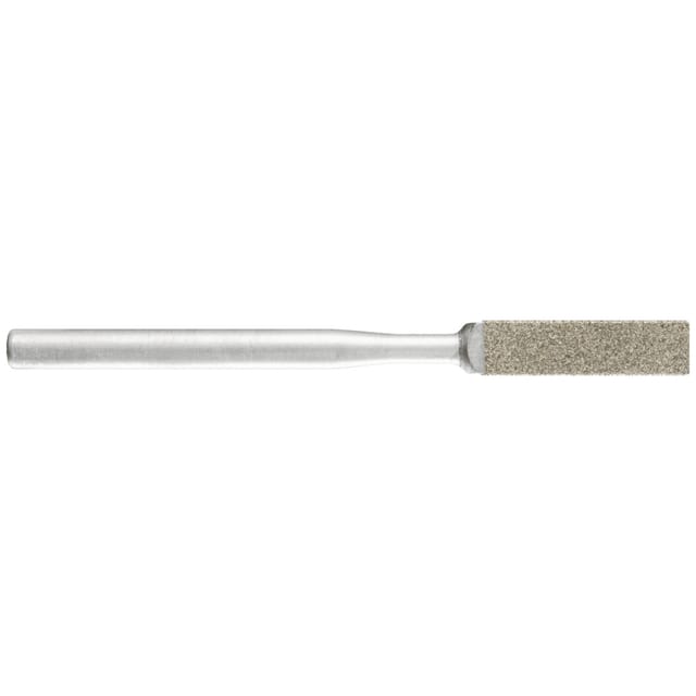 Diamantfeile für Handfeilgerät vierkant 4,0x4,0x50mm Schaft-Ø3 mm D126 (mittel) komplett