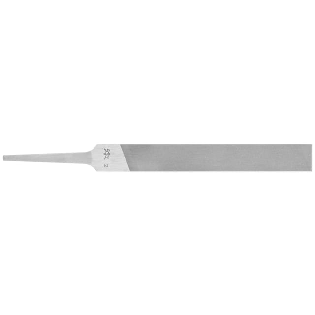 Präzisions-Ansatzfeile Flachstumpf 100mm Schweizer Hieb 2, mittel-fein