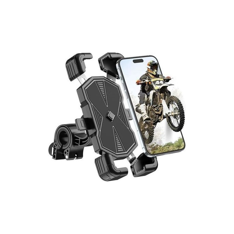 Handyhalterung Für Motorrad/fahrrad, 360° Drehbare Handyhalterung, Kompatibel Mit Elektrorollern Und Mountainbikes, Für Handys Von 5,5" Bis