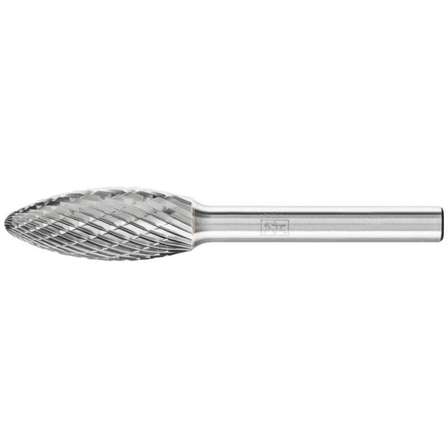 Hartmetall Hochleistungsfrässtift TOUGH Flamme B Ø 12x30mm Schaft-Ø 6 mm schlagfest