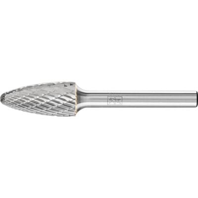 Hartmetall Hochleistungsfrässtift TOUGH Rundbogen RBF Ø 12x25 mm Schaft-Ø 6 mm schlagfest