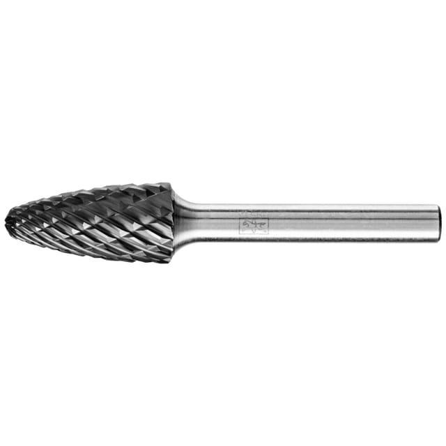 Hartmetall Hochleistungsfrässtift ALLROUND Rundbogen RBF Ø 12x25mm Schaft-Ø 6mm HICOAT universal