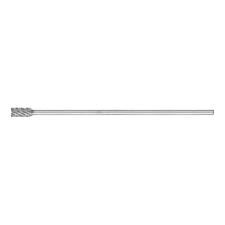 Hartmetall Hochleistungsfrässtift STEEL Zylinder ZYAS stirnverzahnt Ø 10x20mm Schaft-Ø 6x150mm Stahl