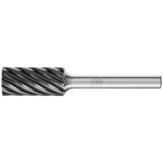Hartmetall Hochleistungsfrässtift INOX Zylinder ZYA Ø 12x25 mm Schaft-Ø 6 mm HICOAT Edelstahl