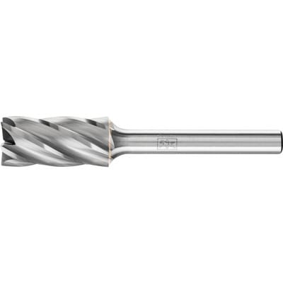Hartmetall Hochleistungsfrässtift ALU Zylinder ZYAS stirn Ø 12x25 mm Schaft-Ø 6 mm Alu/NE Metal