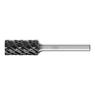 Hartmetall Hochleistungsfrässtift STEEL Zylinder ZYA Ø 12x25 mm Schaft-Ø 6 mm HICOAT für Stahl