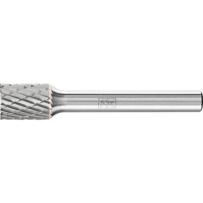 Hartmetall Frässtift Zylinder ZYAS stirnverzahnt Ø 10x13mm Schaft-Ø 6mm Z3P universal mittel kreuzverzahnt