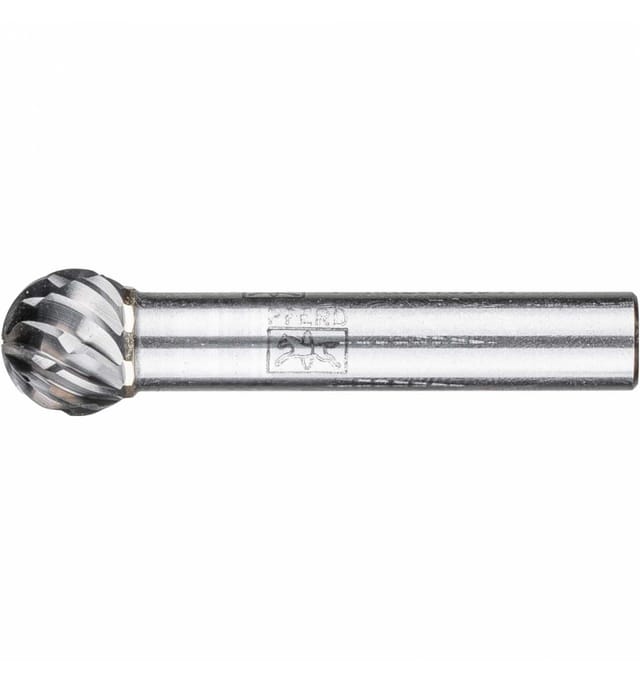 Hartmetall Hochleistungsfrässtift CAST Kugel KUD Ø 12x10mm Schaft-Ø 8 mm für Gußeisen