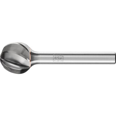 Hartmetall Hochleistungsfrässtift ALU Kugel KUD Ø 16x14mm Schaft-Ø 6mm für Alu/NE Metalle